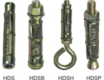 Anchor Fasteners – Pin type, Double Ring, Bullet Type, Sleeve and Taper Nut, Single Ring, Sleeve Anchor, Wrap Sleeve, Heavy Duty Shield and other Anchor Fasteners